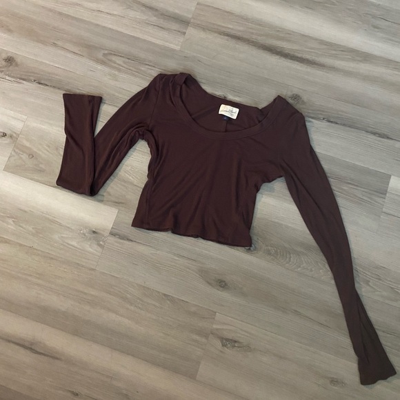 Universal Thread Tops - Cropped long sleeve